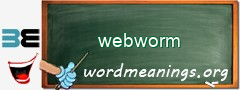 WordMeaning blackboard for webworm